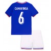 Frankreich Eduardo Camavinga #6 Heimtrikot EM 2024 Kurzarm (+ kurze hosen)